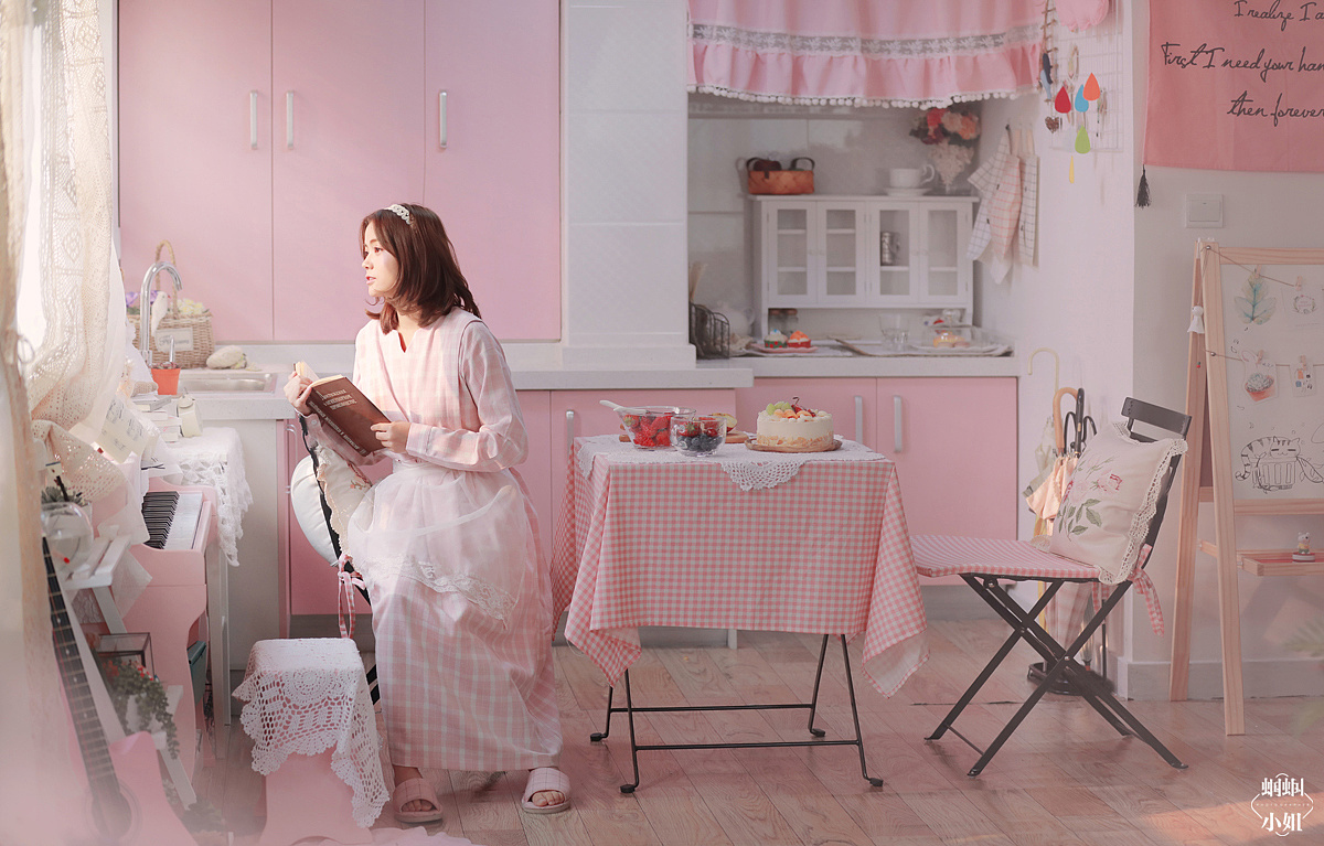 粉色下午茶—人像摄影