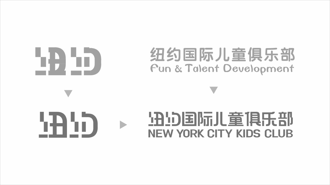 纽约国际儿童俱乐部LOGO设计、VI设计
