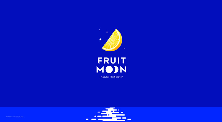 Fruit Moon天然果味饮用水精美包装设计