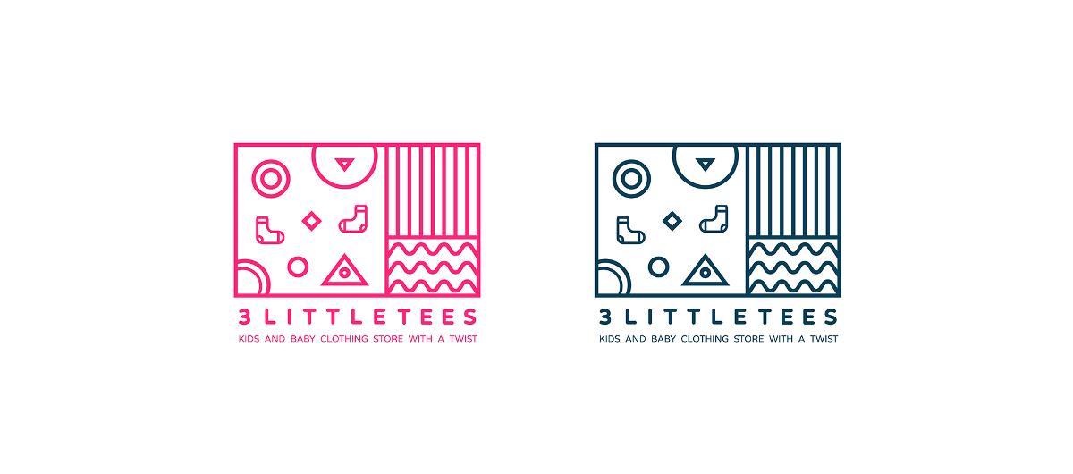 3 Little Tees创意视觉品牌设计