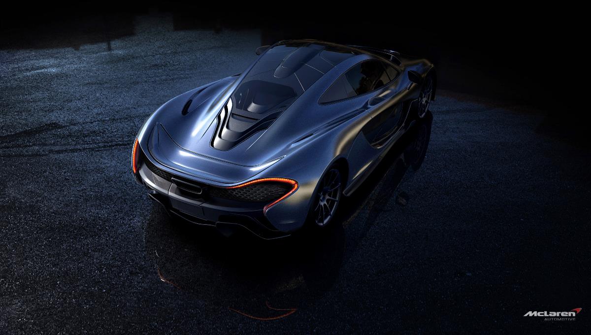 McLaren P1 工业设计渲染图
