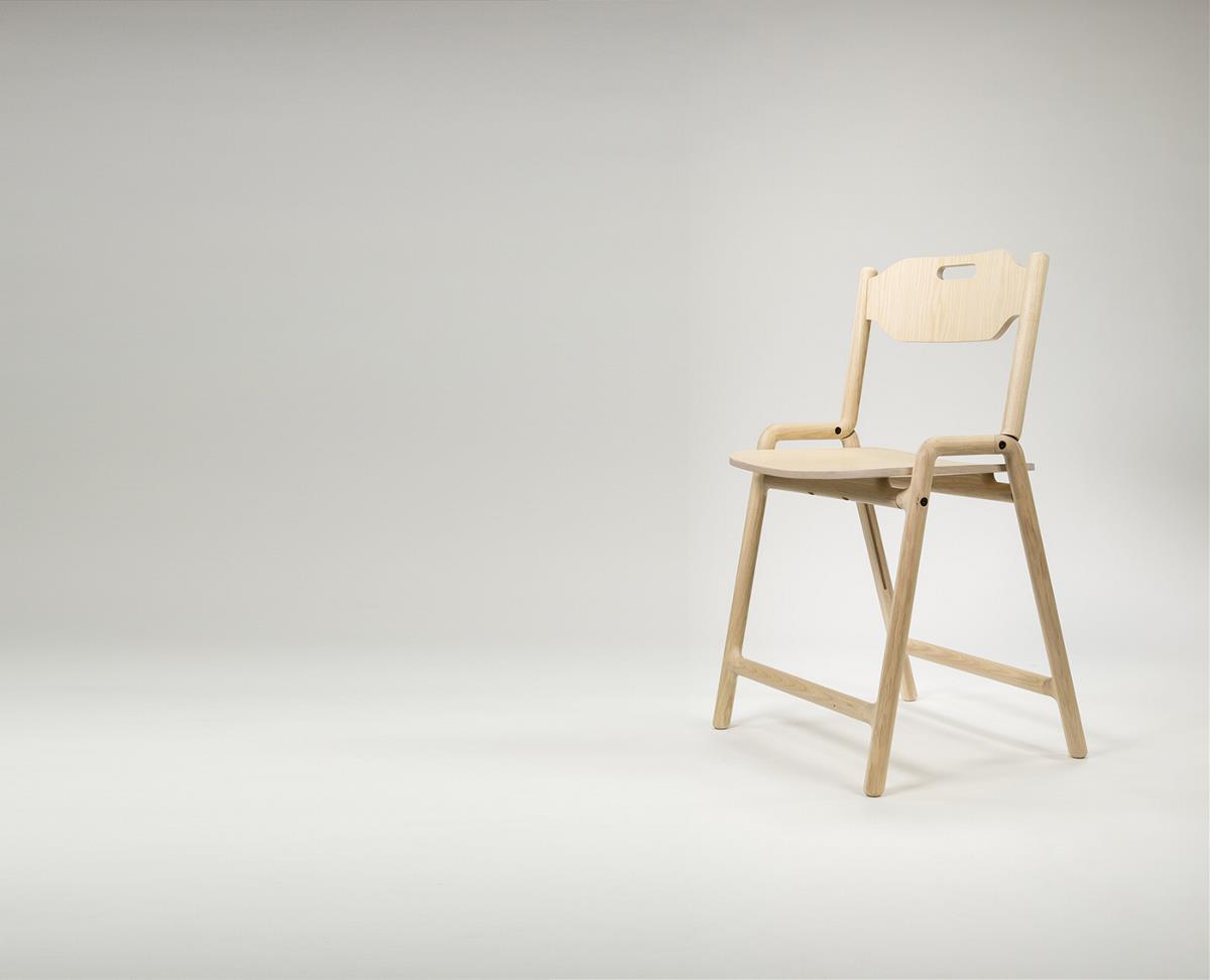 Foldin椅子工业设计