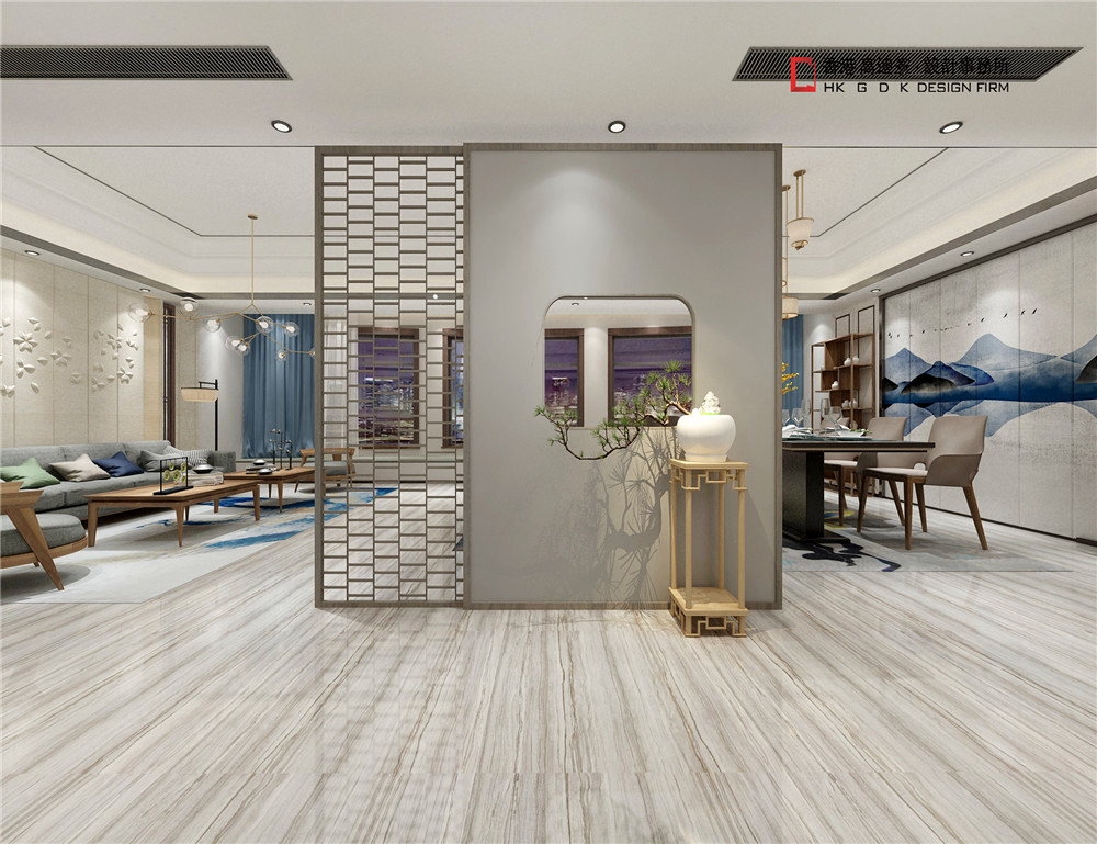 北京山水文园新中式--《山水峻节》高迪愙设计