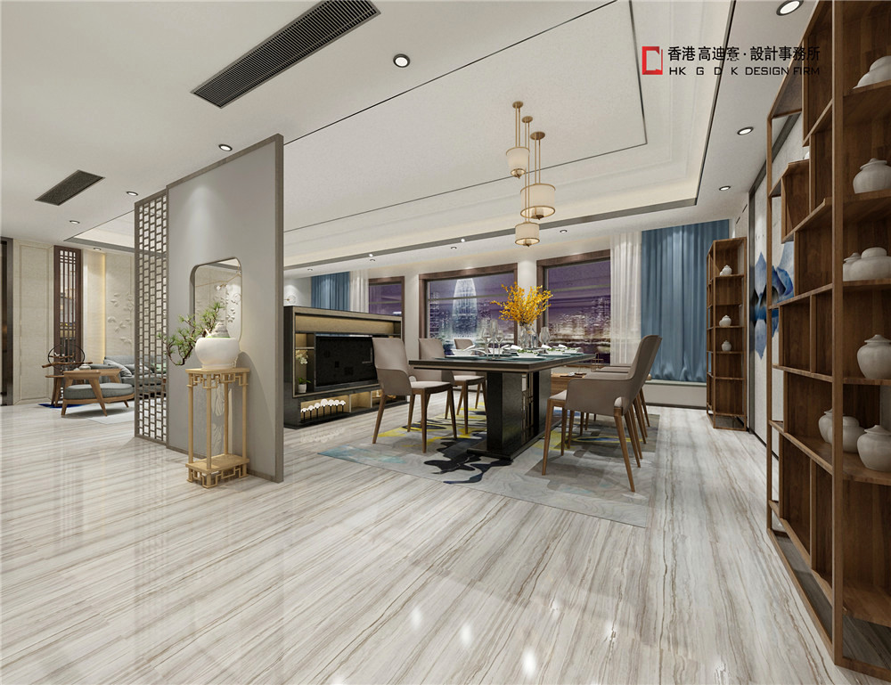 北京山水文园新中式--《山水峻节》高迪愙设计