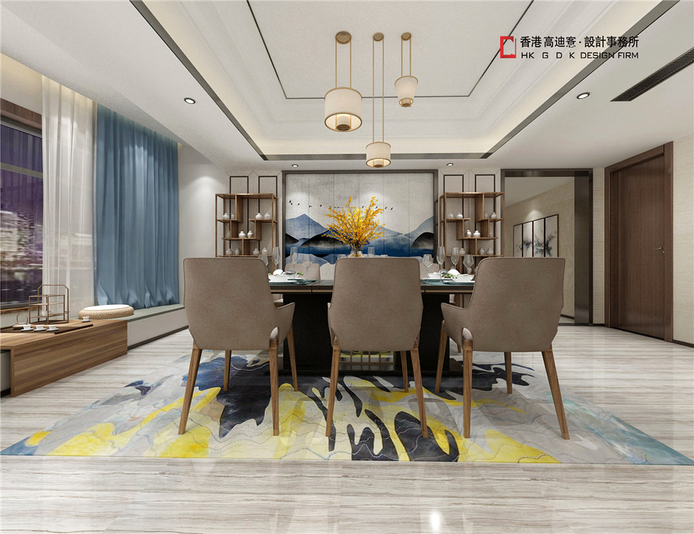 北京山水文园新中式--《山水峻节》高迪愙设计