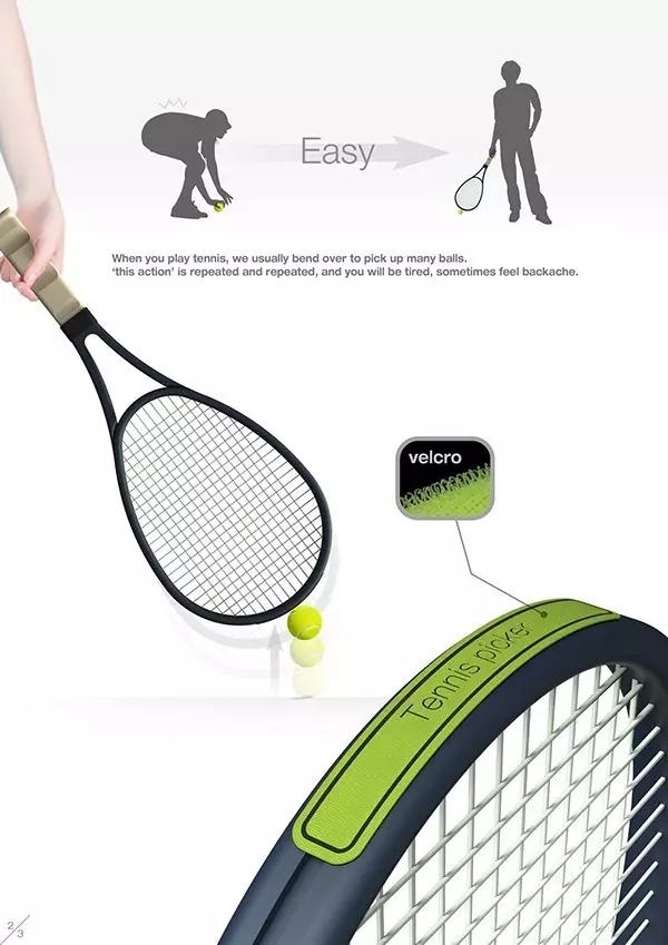 网球拍“捡球”贴