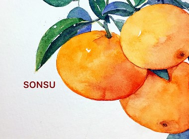 关于水果的一些水彩插画