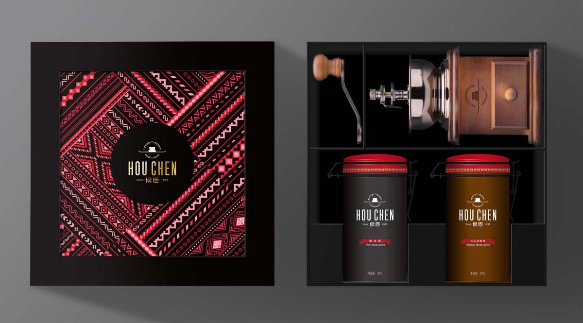 侯臣咖啡品牌包装设计