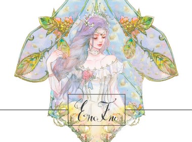 花辞镜水彩插画欣赏