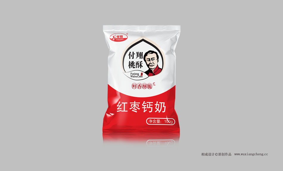 快销食品包装设计（付翔桃酥包装设计案例）