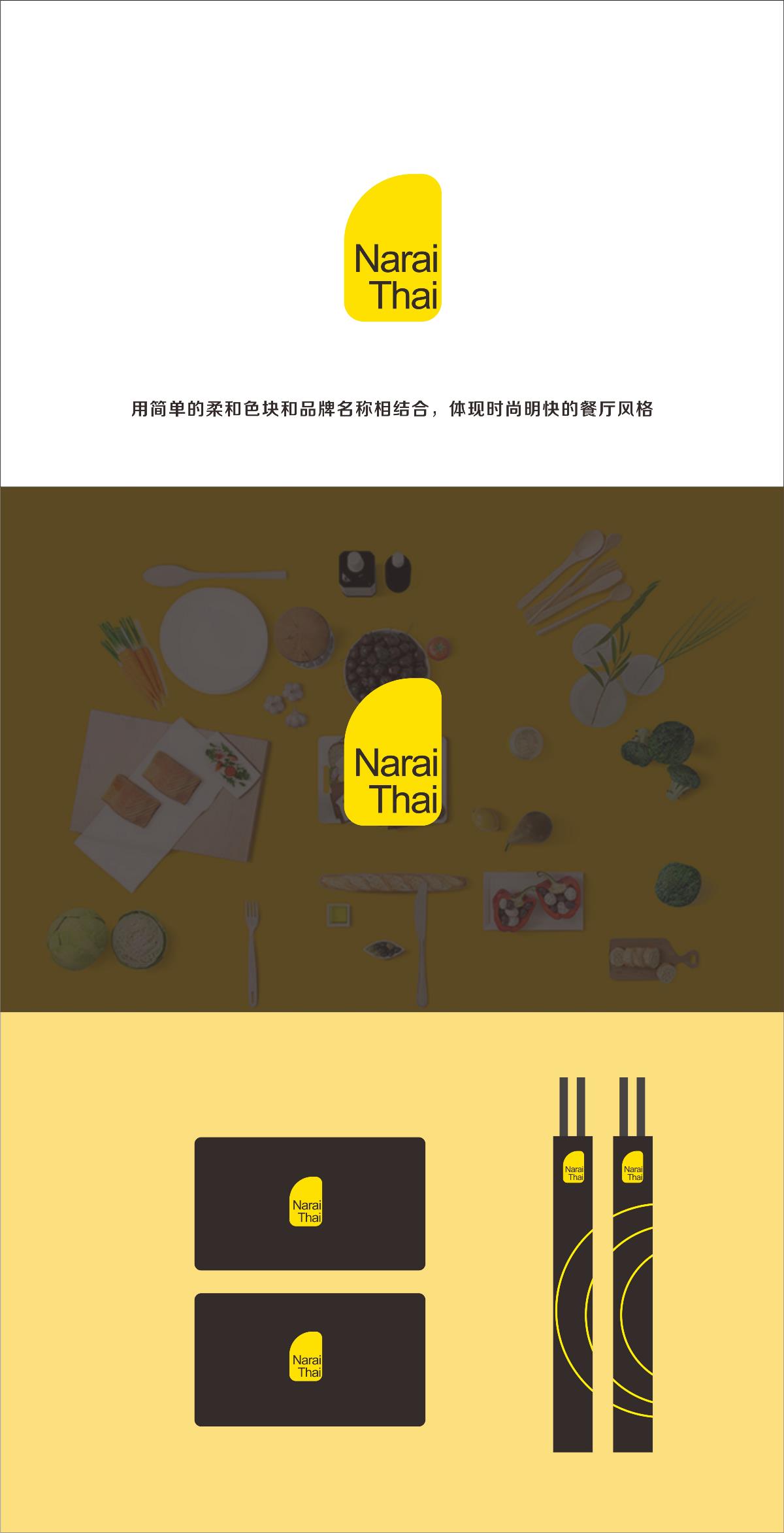 万城文化：Narai Thai-餐饮logo设计