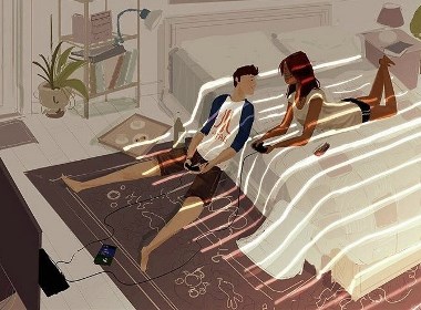 两个人的时光插画欣赏