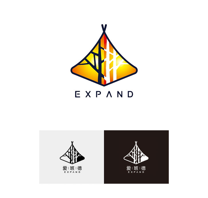 爱班德-成都户外logo设计 -万城文化品牌设计