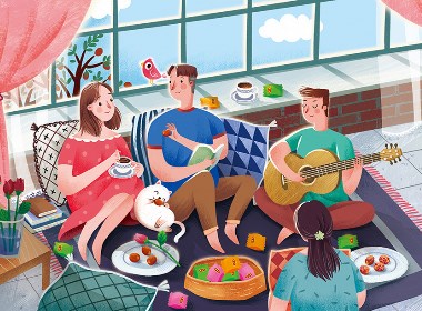 红枣产品商业插画欣赏