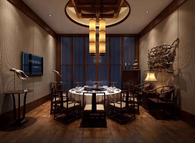 成都中餐厅设计丨成都中餐厅装修-问鼎中式餐厅