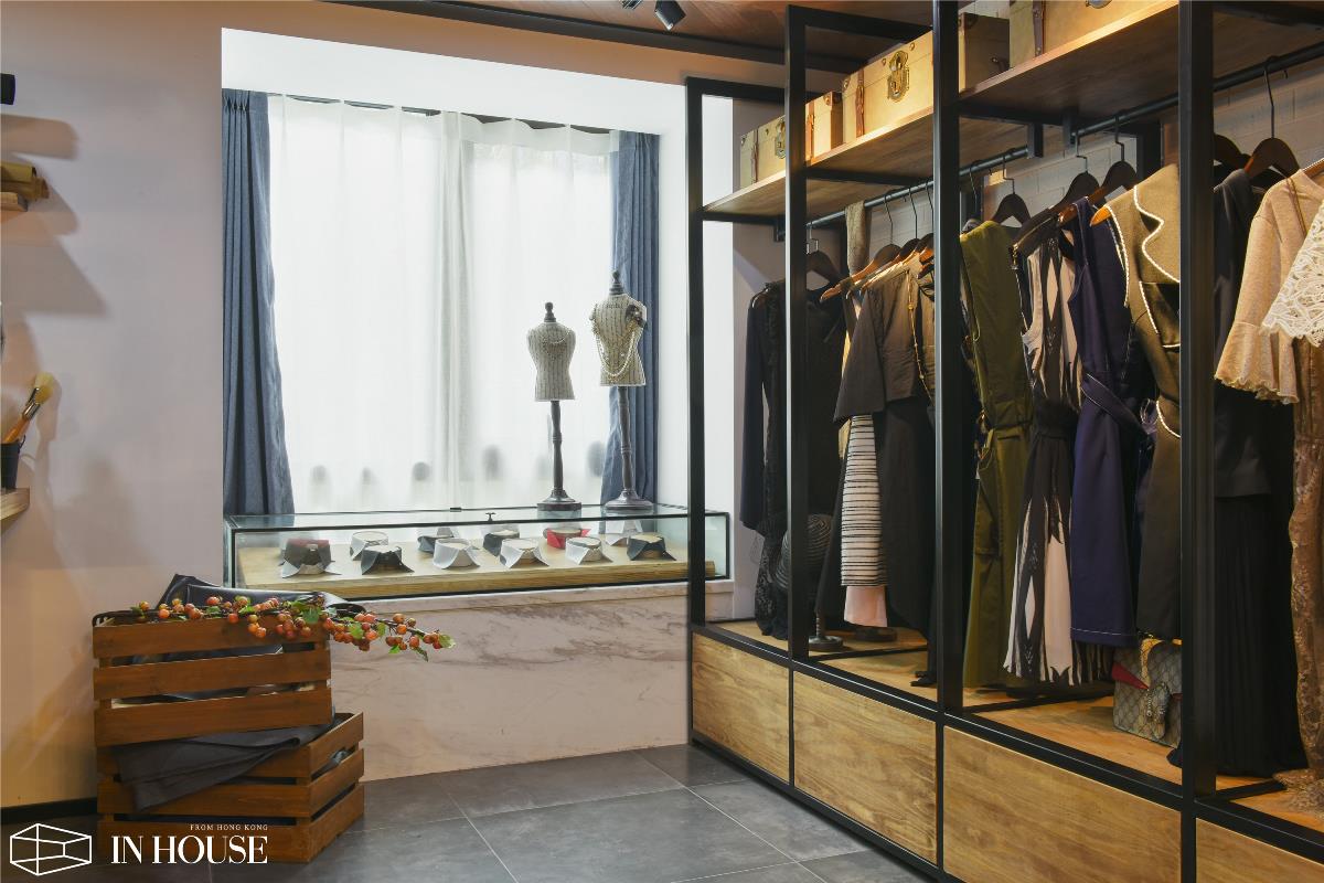 融创财富一号“私人衣橱”LOFT工业风公寓样板间设计！