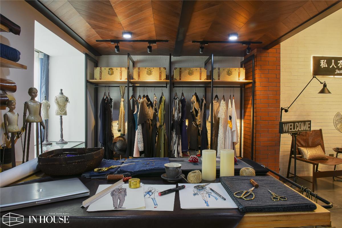 融创财富一号“私人衣橱”LOFT工业风公寓样板间设计！