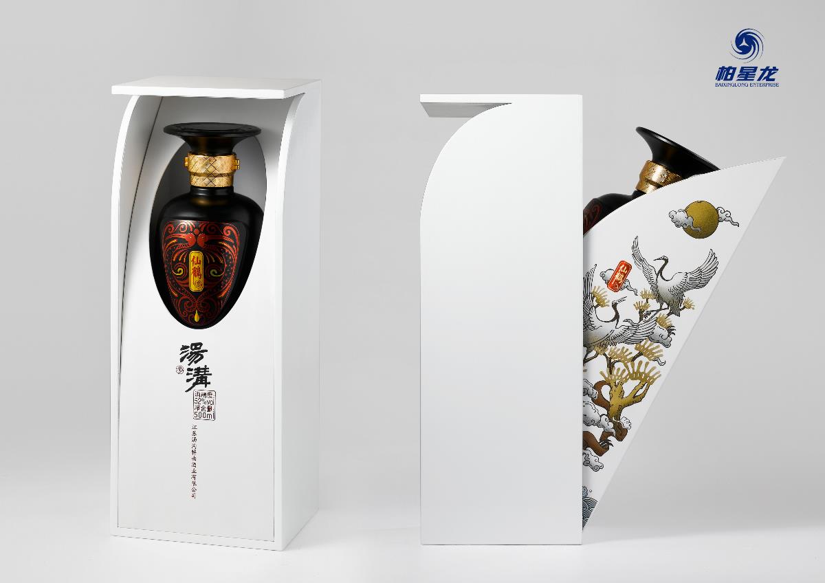 世界之星作品：汤沟仙鹤酒酒包装设计——柏星龙出品