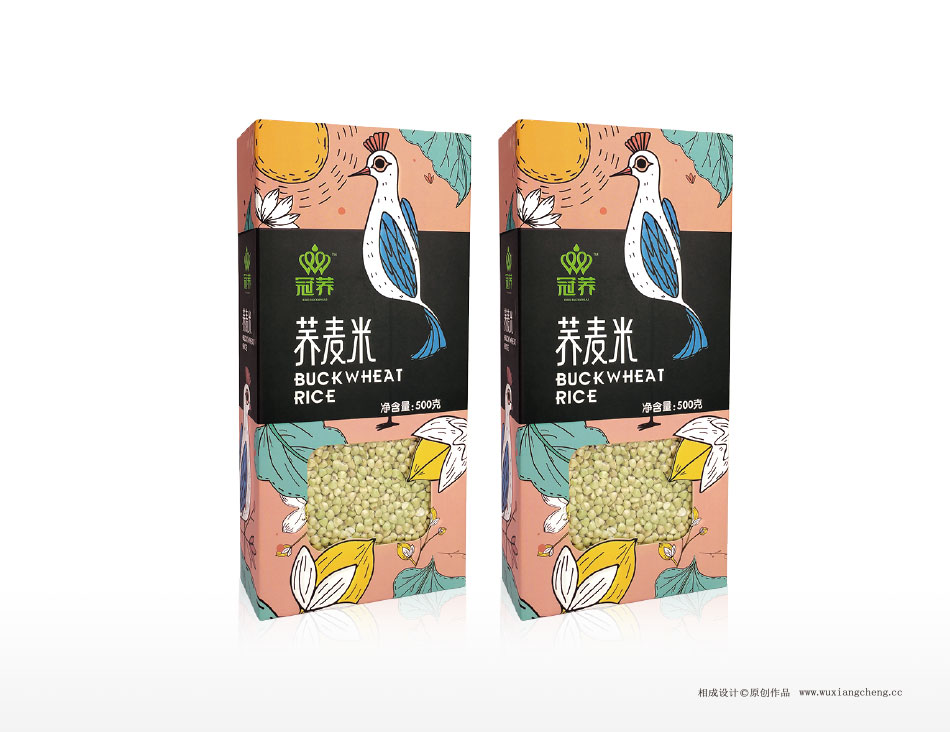 相成设计专业包装设计公司出品——冠荞系列荞麦产品包装设计欣赏