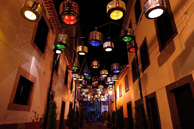 葡萄牙的资源回收街灯