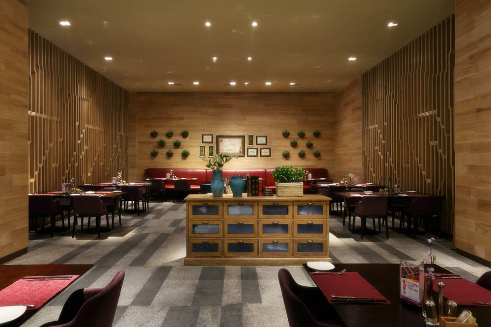 成都中餐厅设计丨成都中餐厅装修-食全食美自助餐厅