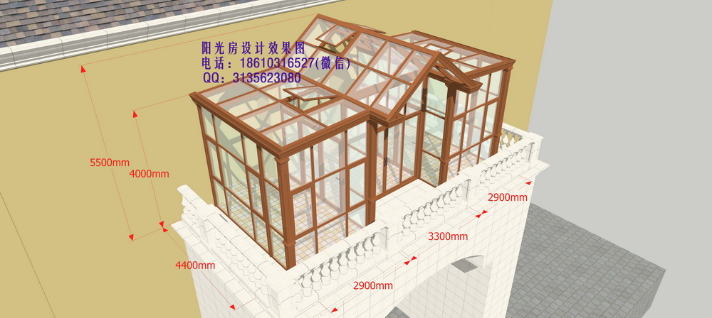 d8020阳光房设计效果图-简