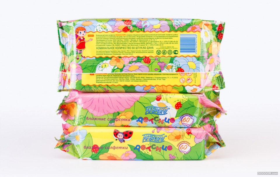   AKVAEL女生卫生湿巾餐巾纸拇指姑娘童话主题包装袋设计 [18P]