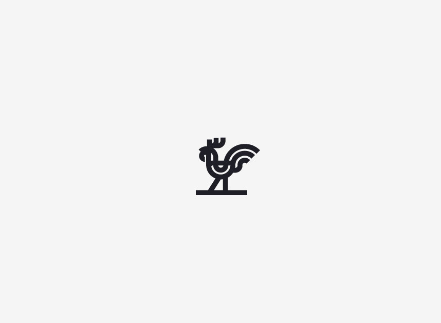 一组国外动物元素的创意Logo设计