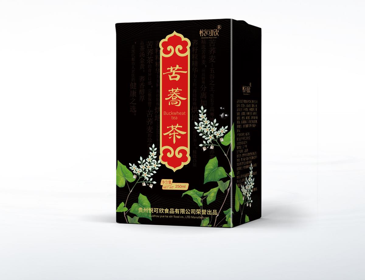 苦荞茶包装设计 茶叶包装  黑苦荞  植物茶 凉茶