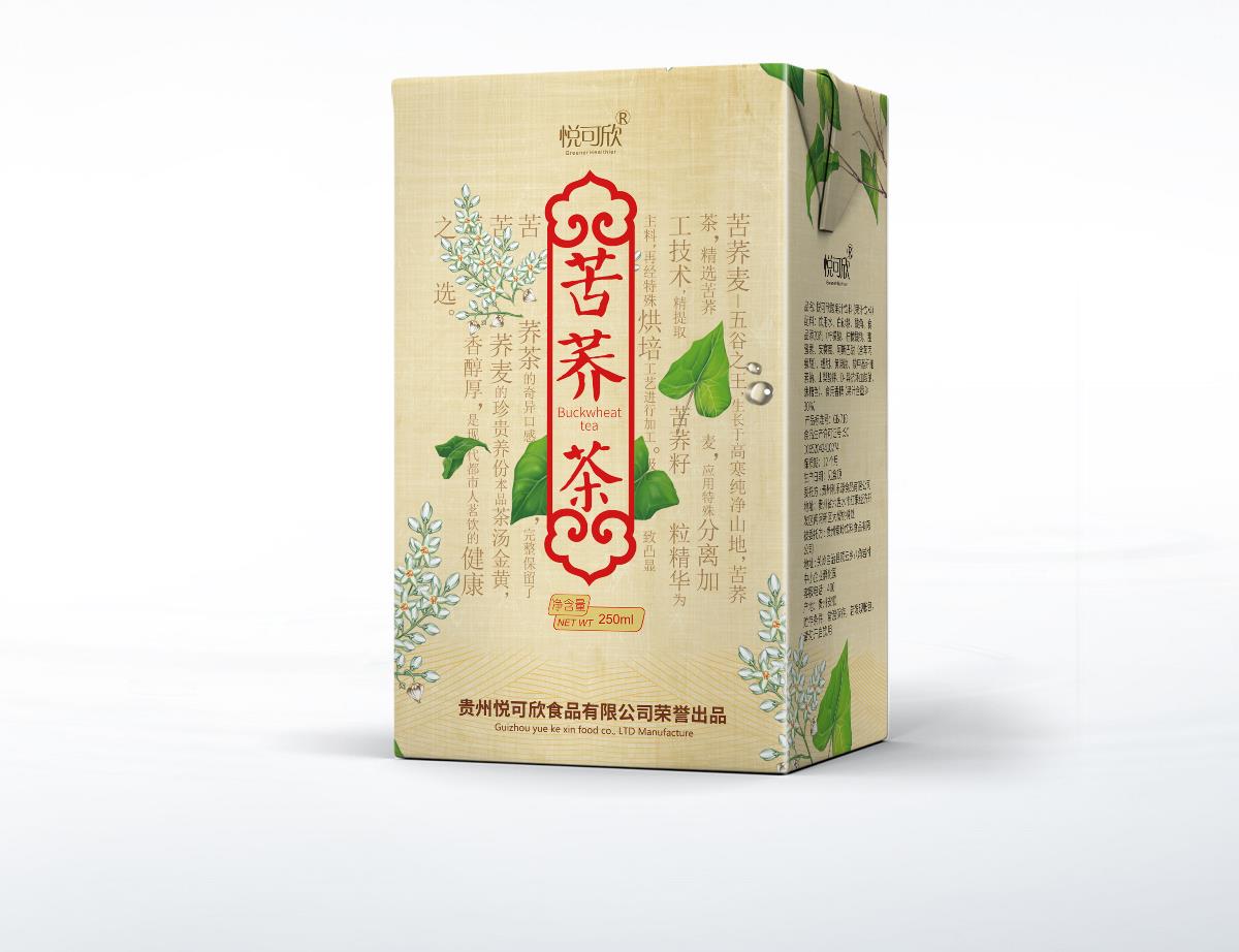 苦荞茶包装设计 茶叶包装  黑苦荞  植物茶 凉茶