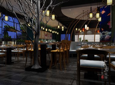 海魔方海鲜餐厅——成都海鲜餐厅设计|成都海鲜餐厅装修公司