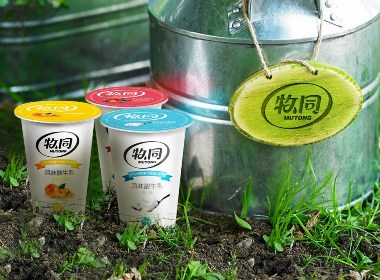 乳品-牧同风味酸牛乳包装 | 摩尼视觉原创