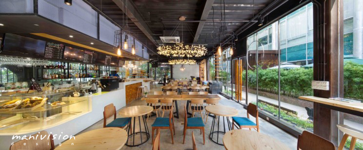 猫树里咖啡商业空间设计/摩尼视觉分享