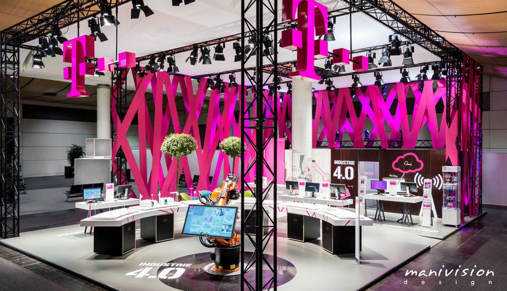Deutsche Telekom Hannover Messe 2014商业空间设计/摩尼视觉分享