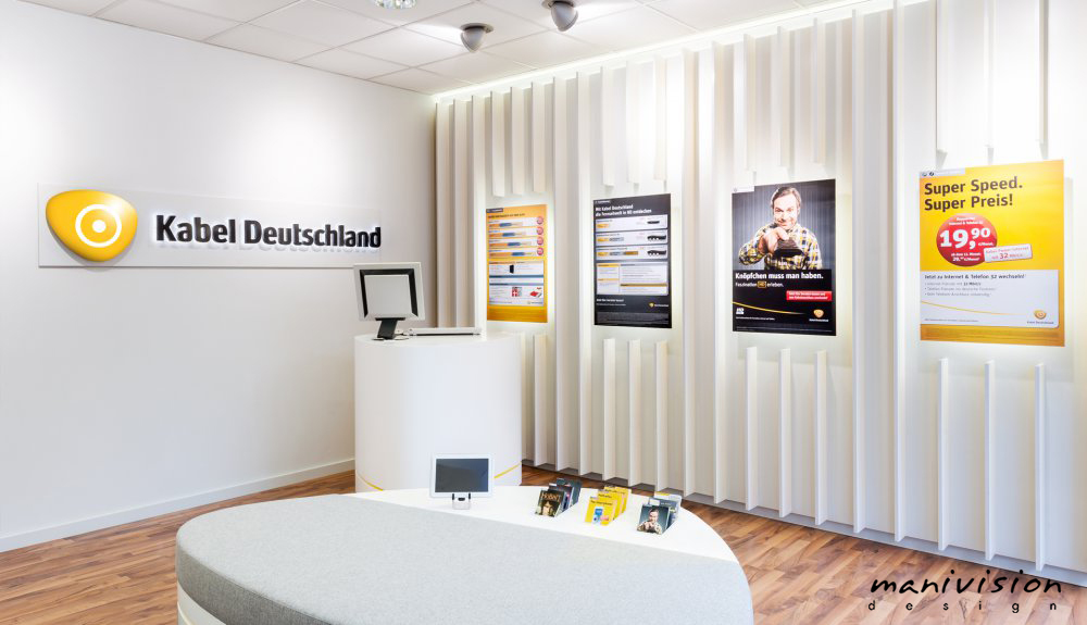 Kabel Deutschland Shopkonzept商业空间设计/摩尼视觉分享