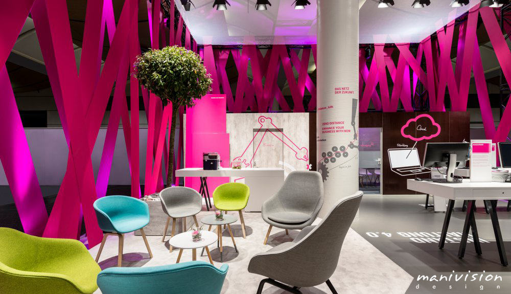 Deutsche Telekom Hannover Messe 2014商业空间设计/摩尼视觉分享