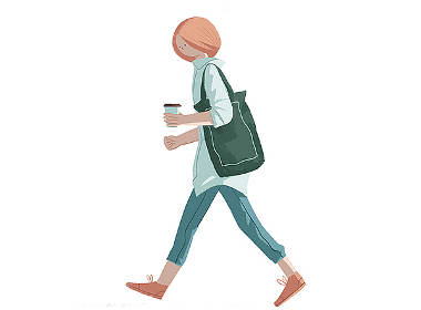 日常女孩插画欣赏