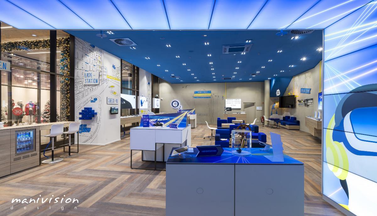 O2 Live Flagship Store Hamburg商業(yè)空間設(shè)計(jì)/摩尼視覺分享