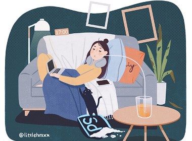 我好像生病了插画欣赏