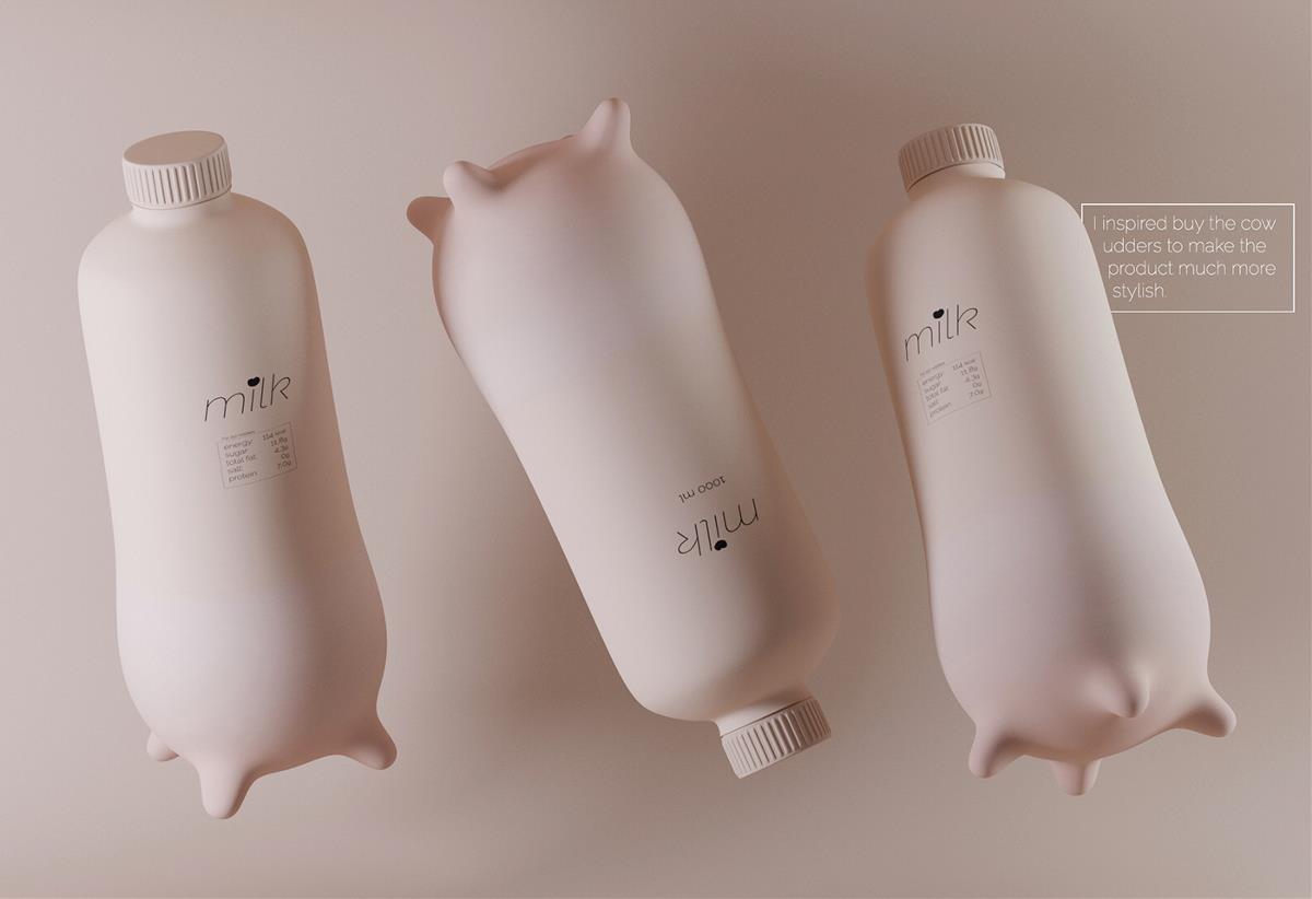 牛奶瓶产品设计