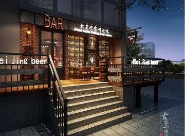 《北京啤酒吧》成都特色酒吧设计,成都专业酒吧设计,成都酒吧装修设计公司