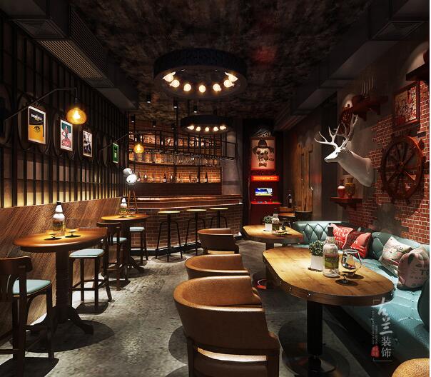《北京啤酒吧》成都特色酒吧设计,成都专业酒吧设计,成都酒吧装修设计公司