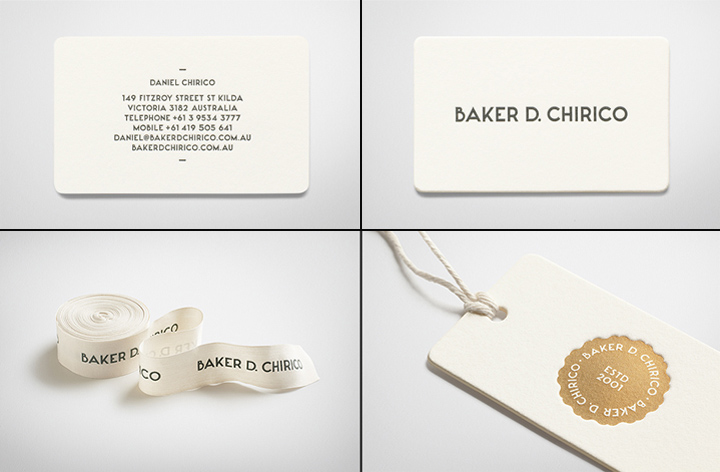 Baker D. Chirico brand identity & interior, Carlton|摩尼视觉分享
