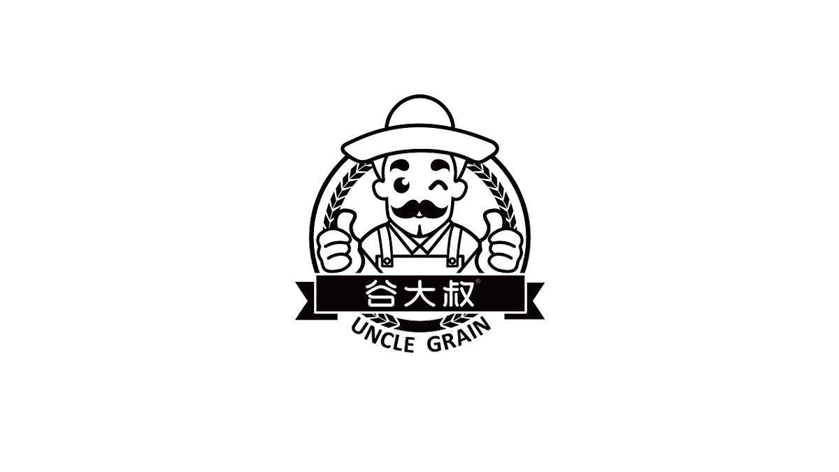 谷大叔logo和包装设计