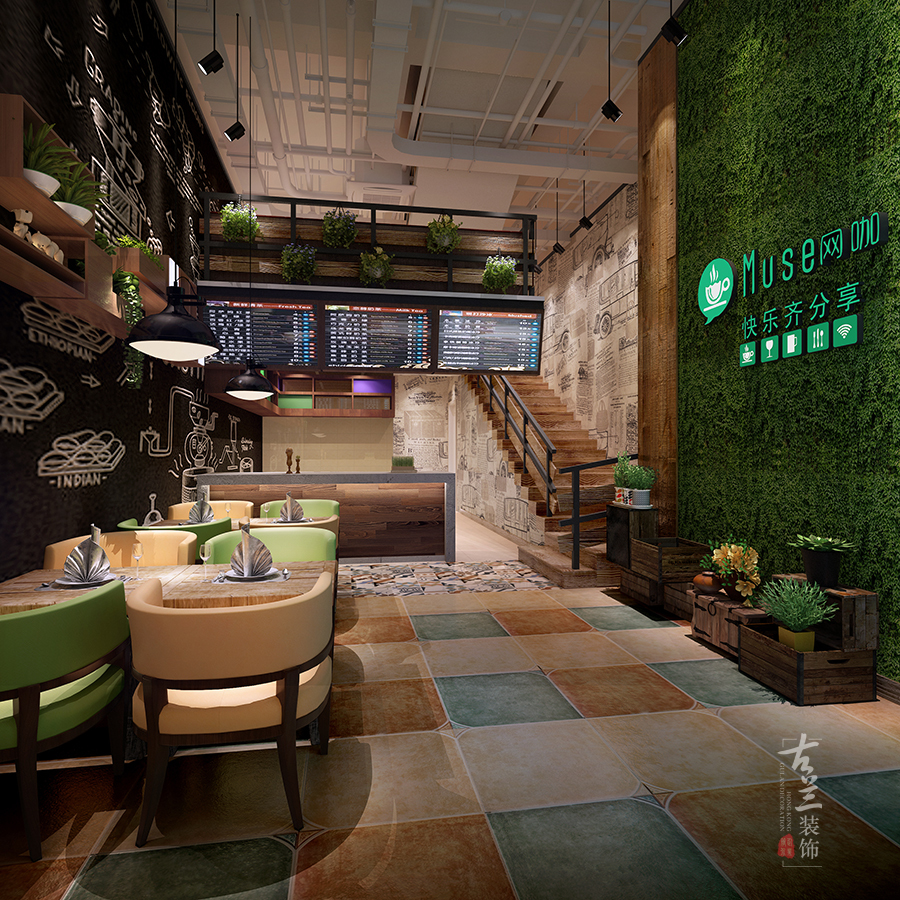 muse网咖-凯里专业特色网咖网吧装修设计公司-古兰装饰
