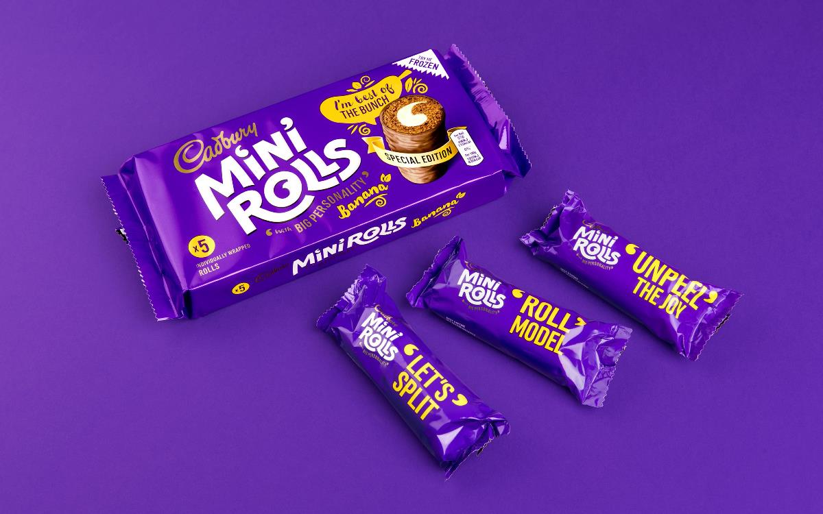 CADBURY MINI ROLLS品牌包裝設(shè)計(jì)欣賞 | 摩尼視覺