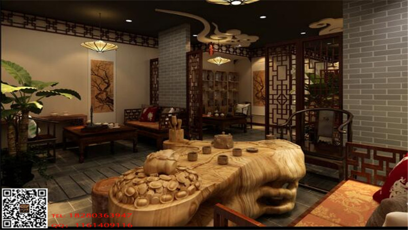 《中式古典茶楼》成都专业茶楼装修设计|成都茶楼装修设计公司|古兰装饰
