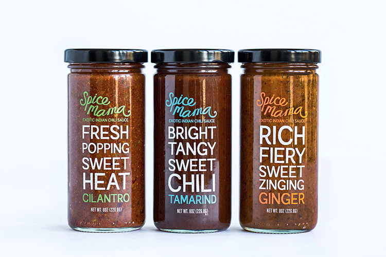 Spice Mama Exotic Indian Chili Sauces品牌包装设计欣赏 | 摩尼视觉