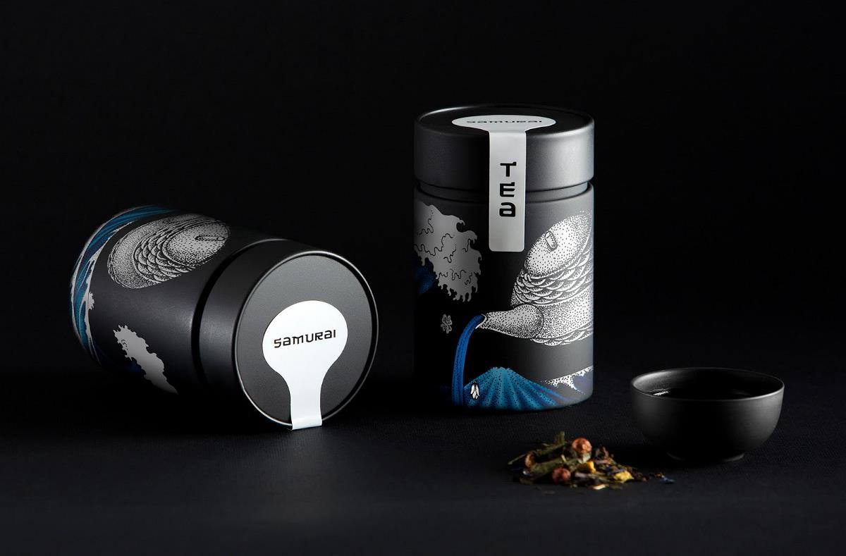 日本samurai japanese cuisine茶包装设计欣赏 | 摩尼视觉