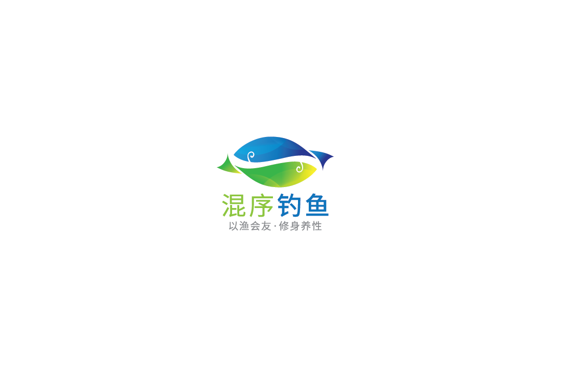 混序钓鱼品牌logo设计